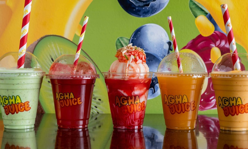 Image 3: Enjoy a Banana Nut Blast or Berry Blast Protein Shake - Medium/Large