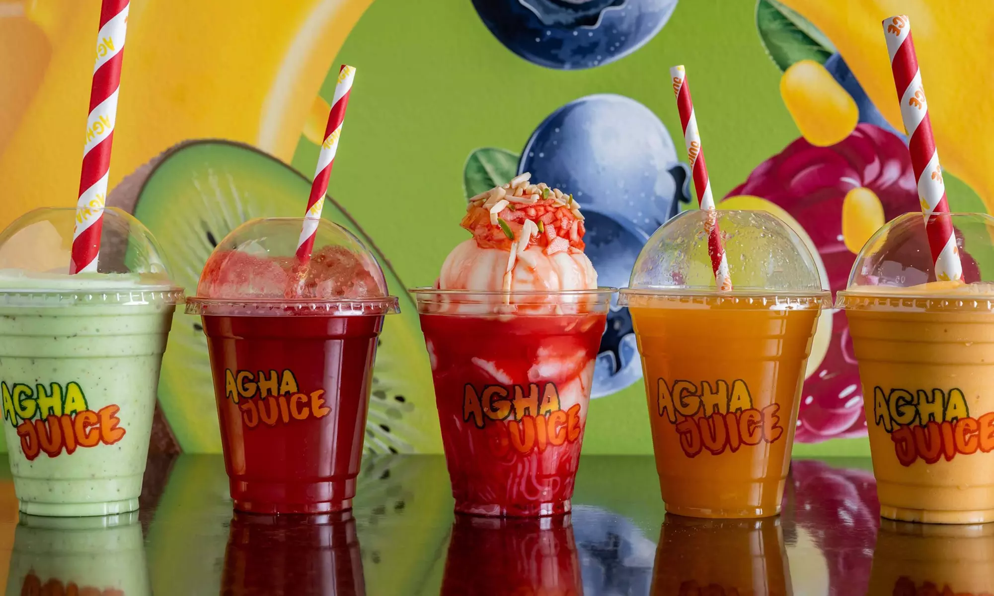 Discover Agha Juice's Medium or Large Banana Nut Blast or Berry Blast Protein Shake Experience (Up to 50% Off) - Second Medium