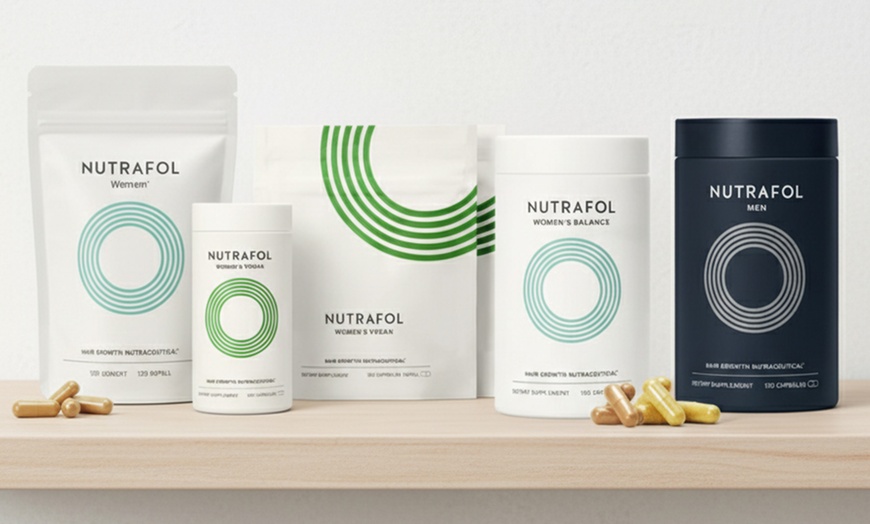 Image 1: Nutrafol Hair Growth Supplements for Women or Men