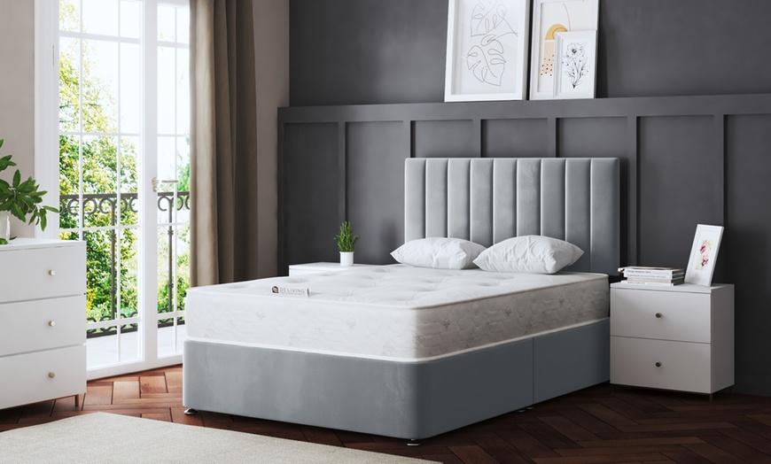 Image 29: Amelia Panel Divan Bed with Optional 2 or 4 Drawers