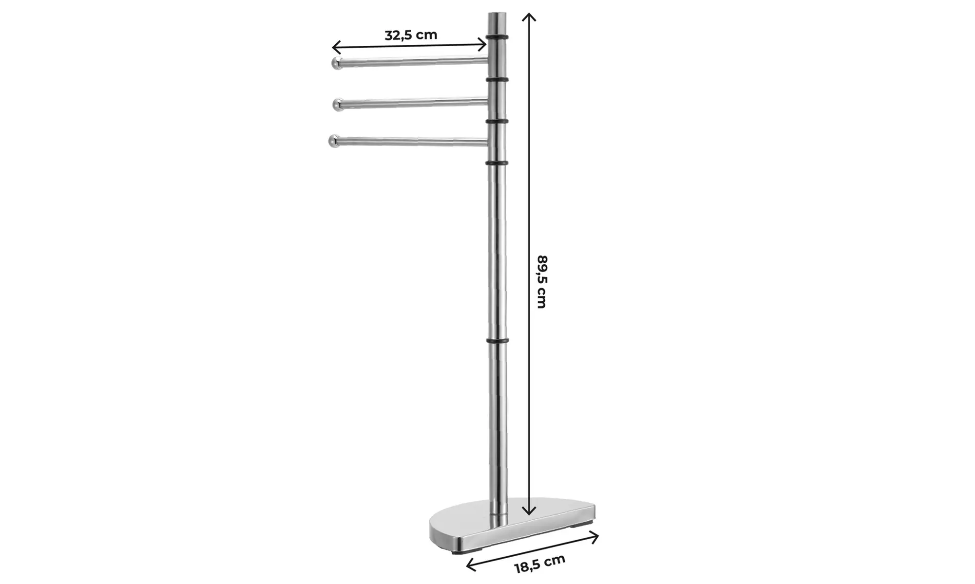 Accessoires de salle de bain en acier inoxydable