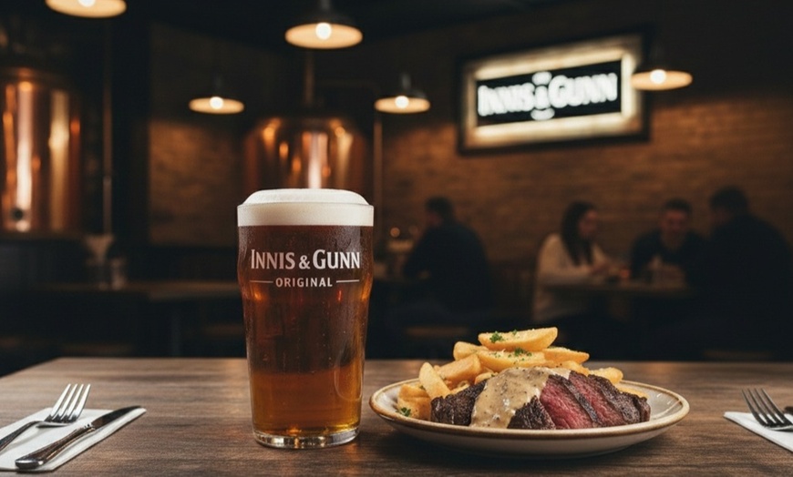 Image 2: Steak Dining & Award-Winning Drinks at Innis And Gunn