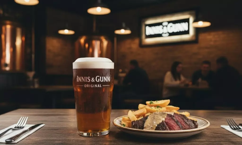 Steak Dining & Award-Winning Drinks at Innis And Gunn