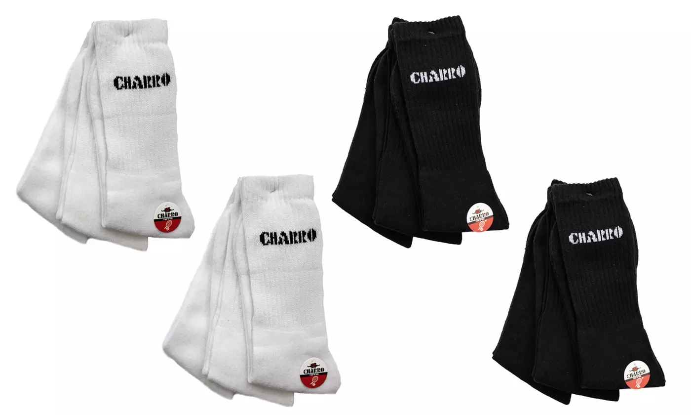 Fino a 24 calzini Charro in spugna