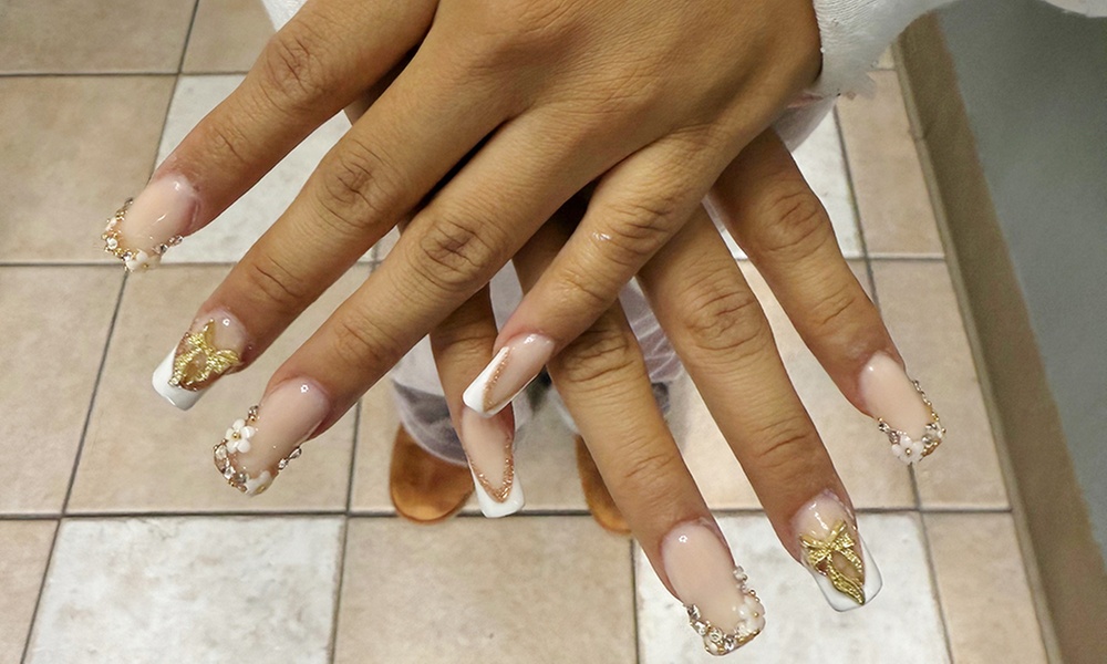 Indulge in Any Acrylic or Dip Services for Birthday Treats or One Special Spa Pedicure @Moshys (Up to 50%Off)