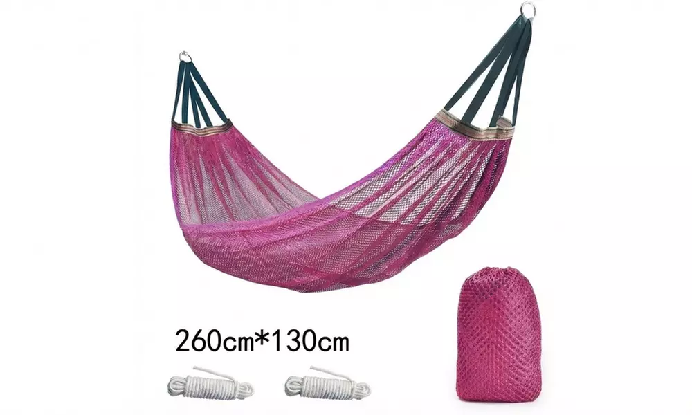 Outdoor Ice Silk Mesh Swing Hammock