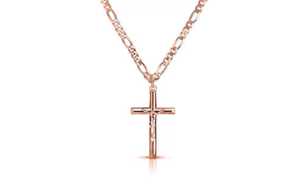 Men's Stainless Steel Crucifix Cross Chain