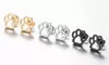 Stainless Steel Paw Print Fashion Stud Earrings - Multiple Options