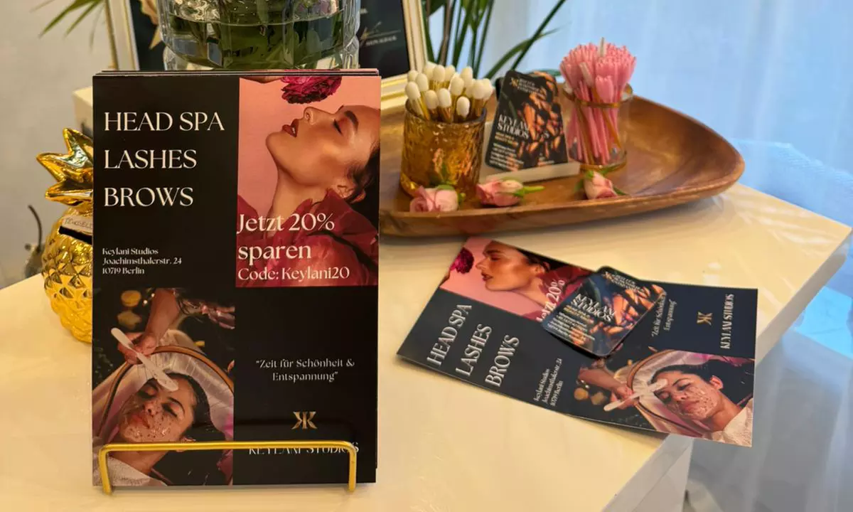 30-90 Min. Head Spa Erlebnisse von Bliss bis Deluxe für 1 Person