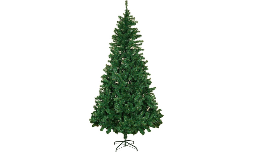 Image 3: Alivio Natural Looking Artificial Christmas Tree With Metal Stand 