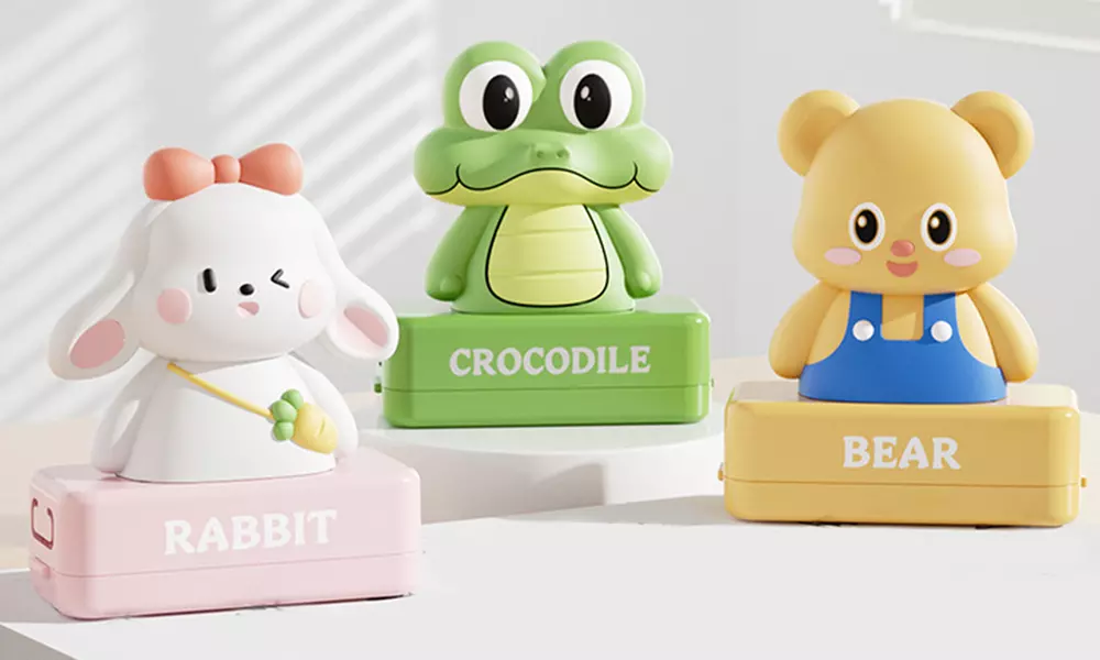 1-2 personalisierbare Stempel mit eigenem Text in Design nach Wahl