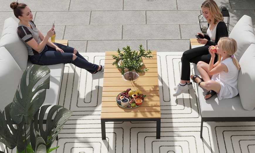 Image 16: Outsunny Four Seater Garden Furniture Set