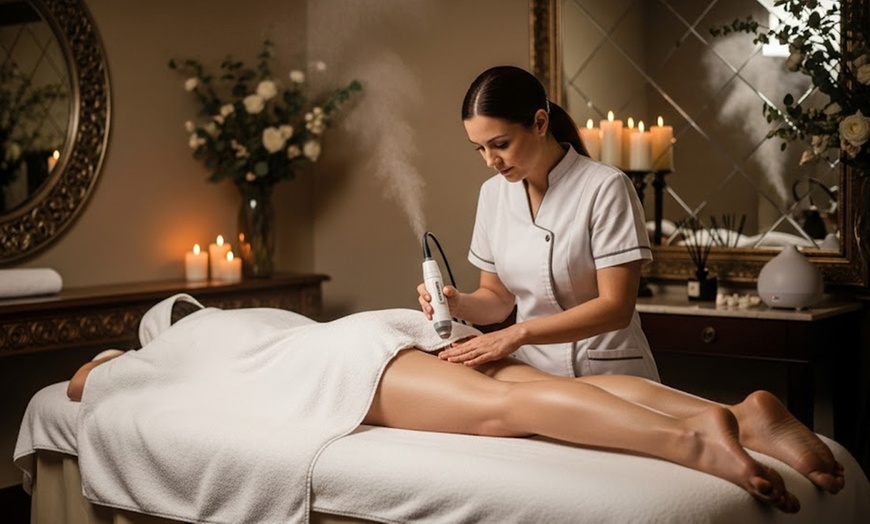 Image 1: 1 oder 2x 45 Min. Microneedling an den Oberschenkeln für 1 Person