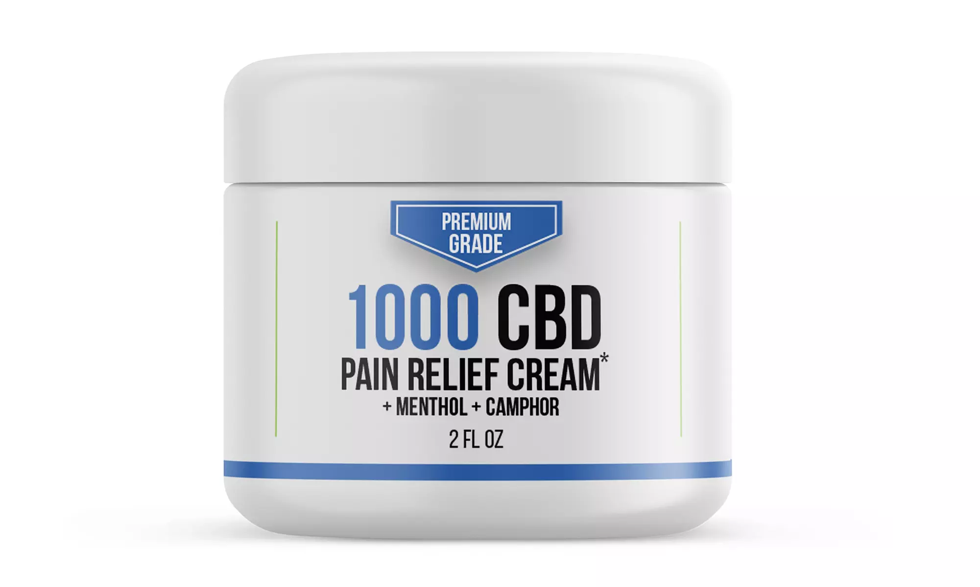 Pain Relief Cream with Premium CBD & Menthol from Select Organics (250mg-1500mg)