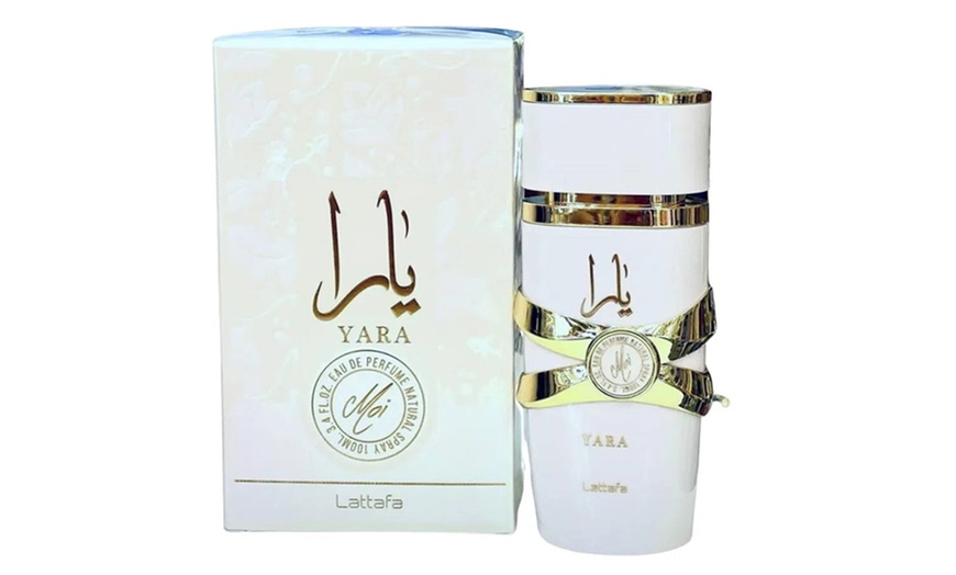 Image 2: Fragancia Eau de Parfum de Dubai Lattafa Yara o Yara Blanc