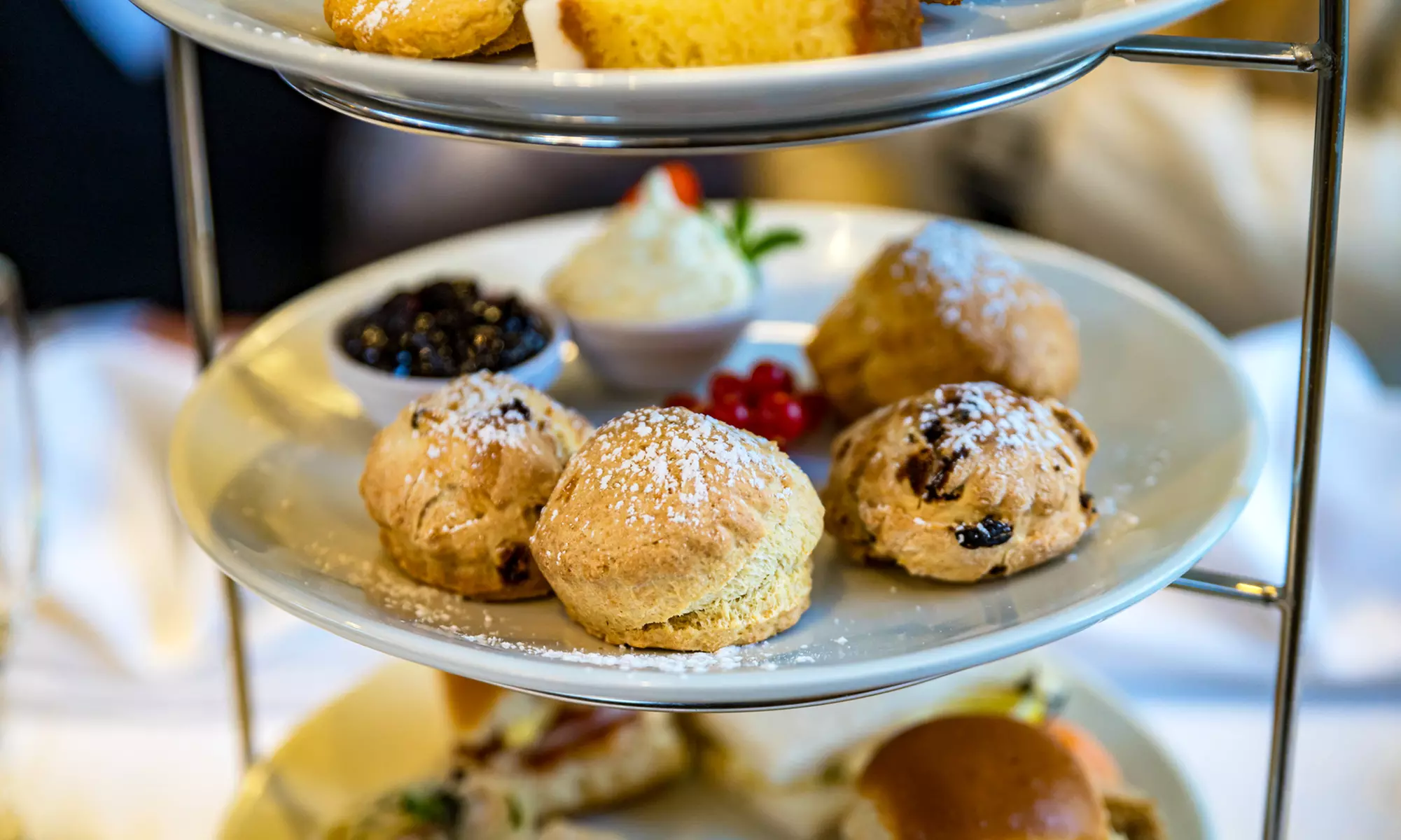 Afternoon Tea & Leisure Access with Optional 50-Minute Treatment for 2