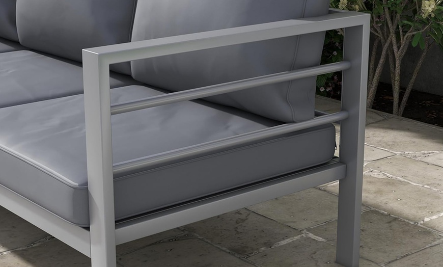 Image 3: Outsunny Outdoor Bench, Picnic, Wooden or Aluminium