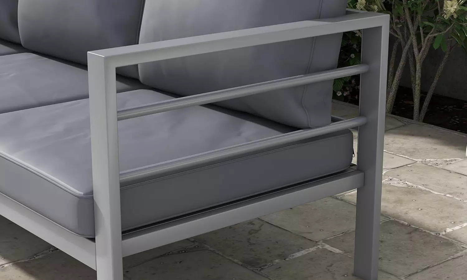 Outsunny Outdoor Bench, Picnic, Wooden or Aluminium