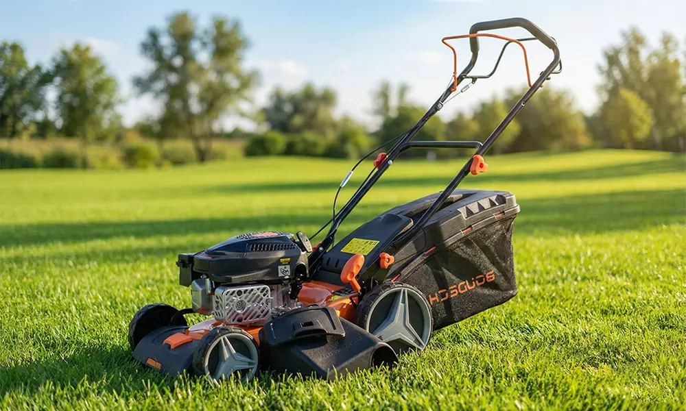 Cortacésped de gasolina de 4 tiempos