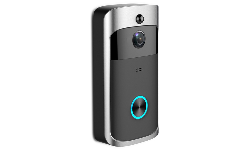 Image 2: Wi-Fi Security Video Doorbell with Optional Chime