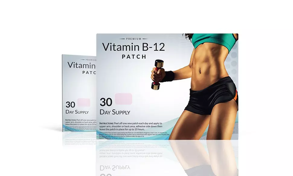 Vitamin B12 and Guarana Slimming Patches (1, 2, or 3 Pack)