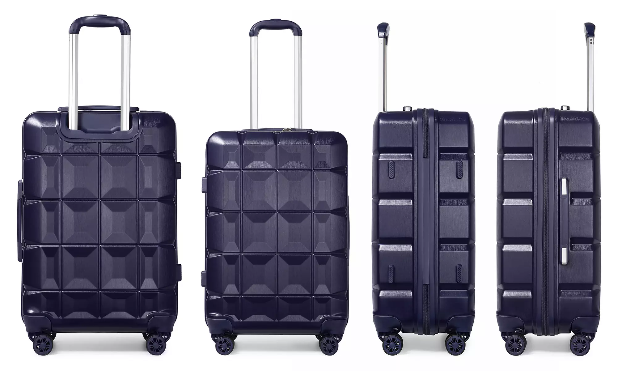KONO Hard Shell Suitcases with TSA Locks