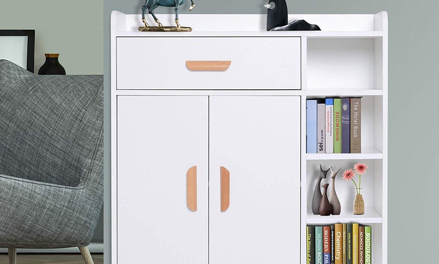 Image 3: Homcom Side Cabinet