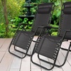 Image 1: Aspect Set of Two Reclining Garden Lounger Chairs with Head Pillows

