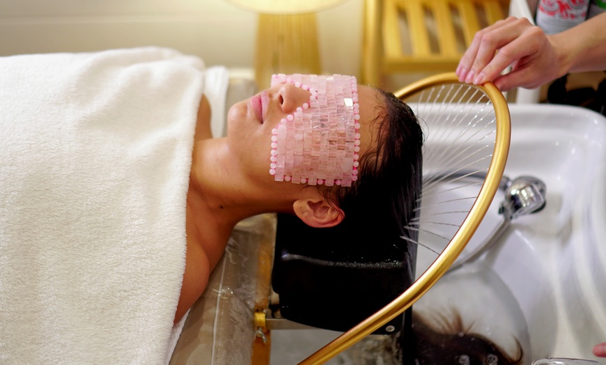 Image 3: Head Spa bien-être d'1h avec soin du visage en option - Corps et Sens