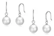 1 ou 2 paires de boucles d'oreilles pendantes en argent sterling ornées de perles d'eau douce, Philip Jones - Second Medium