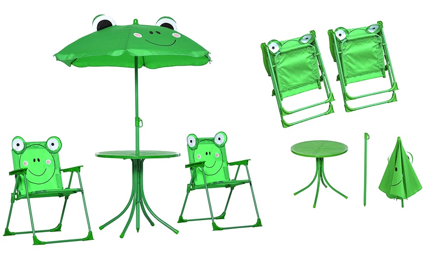 Image 2: Outsunny Kids' Outdoor Bistro Set