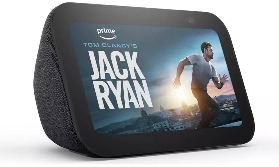 New Amazon Echo Show 5 (3rd Gen) Smart Display - 5.5'', Deeper Bass, Camera Cover, Smart Home Hub