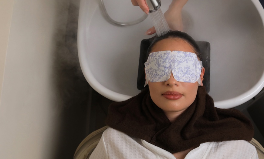 Image 11: 60-Min Waterfall Scalp Treatment, 75-Min Waterfall Head Spa, or More