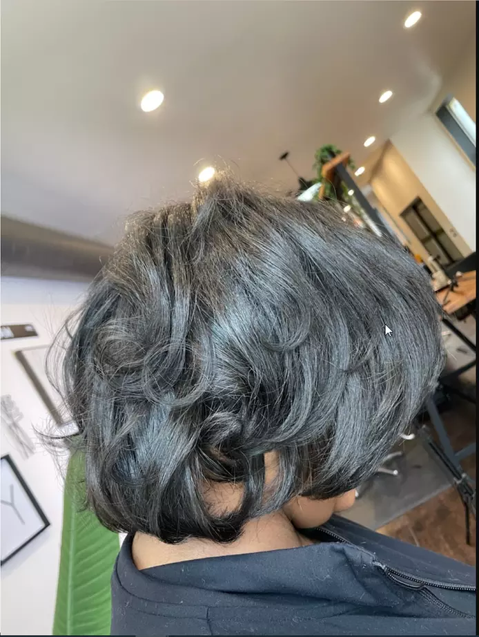 Shampoo, Blow dry, Trim + Silk Press for Smooth Hair!