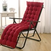 Image 1: Chaise pliante avec coussin et dossier inclinable