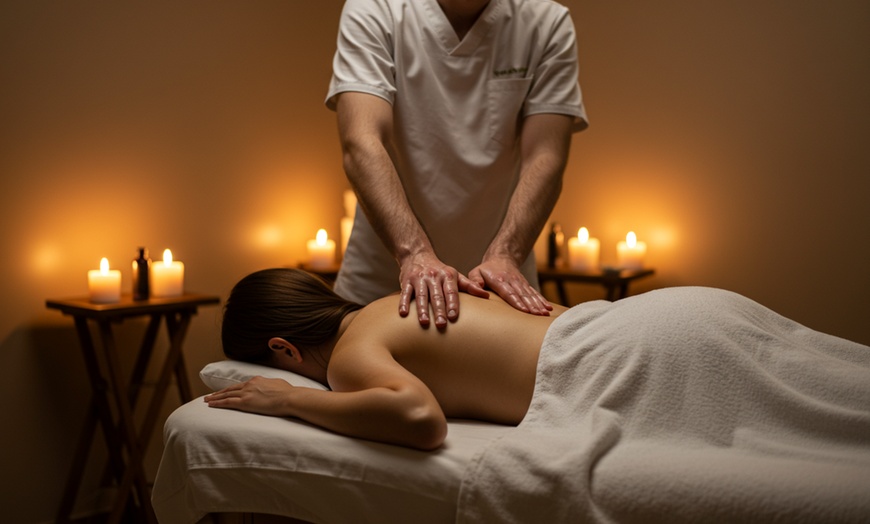 Image 1: Unwind and Relax: Deep Tissue Massage with Hot Stones 
