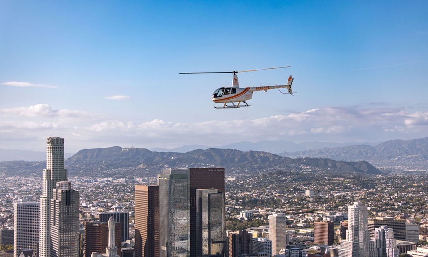 Image 3: Pilot Experience in an R22 or R44 Helicopter