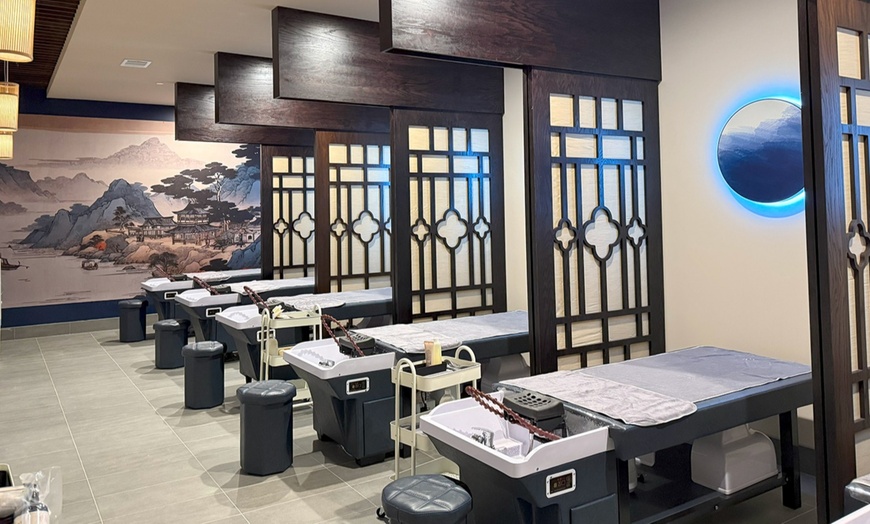 Image 1: Enjoy Luxury Head Spa Treatments for 1 or 2 w/Neck and Scalp Massage