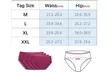 4-Pack Women's Cotton Mid Waist Full Panties No Show Brief Cut Underwear - Second Medium