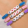 Image 5: Handcrafted Anime Beaded Bracelet Set