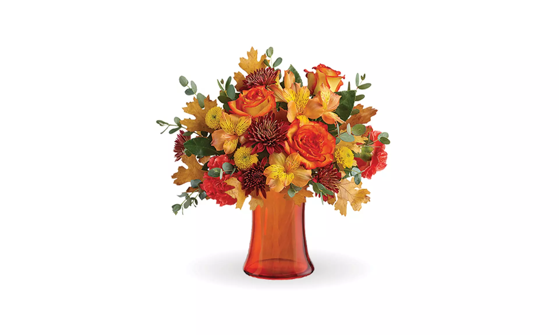 Warm & Rustic Fall Flower Arrangements from Blooms Today with Vase & Flower Delivery Included (Up To 72% Off)