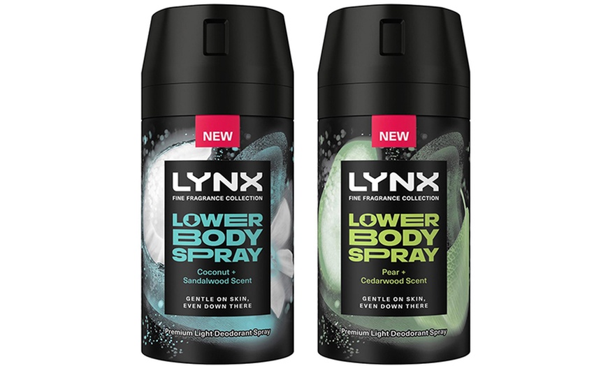 Image 2: Lynx Lower Body Spray - Coconut + Sandalwood or Pear + Cedarwood 100ml
