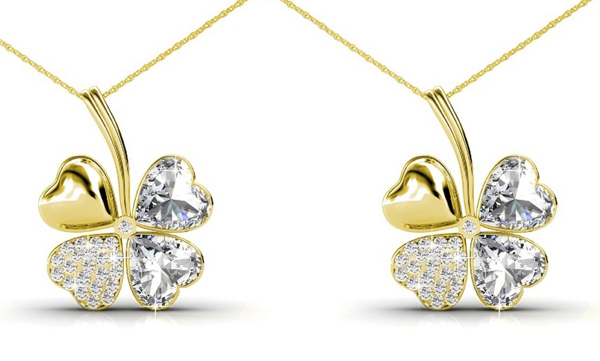 Image 3: Four Leaf Clover Pendant 