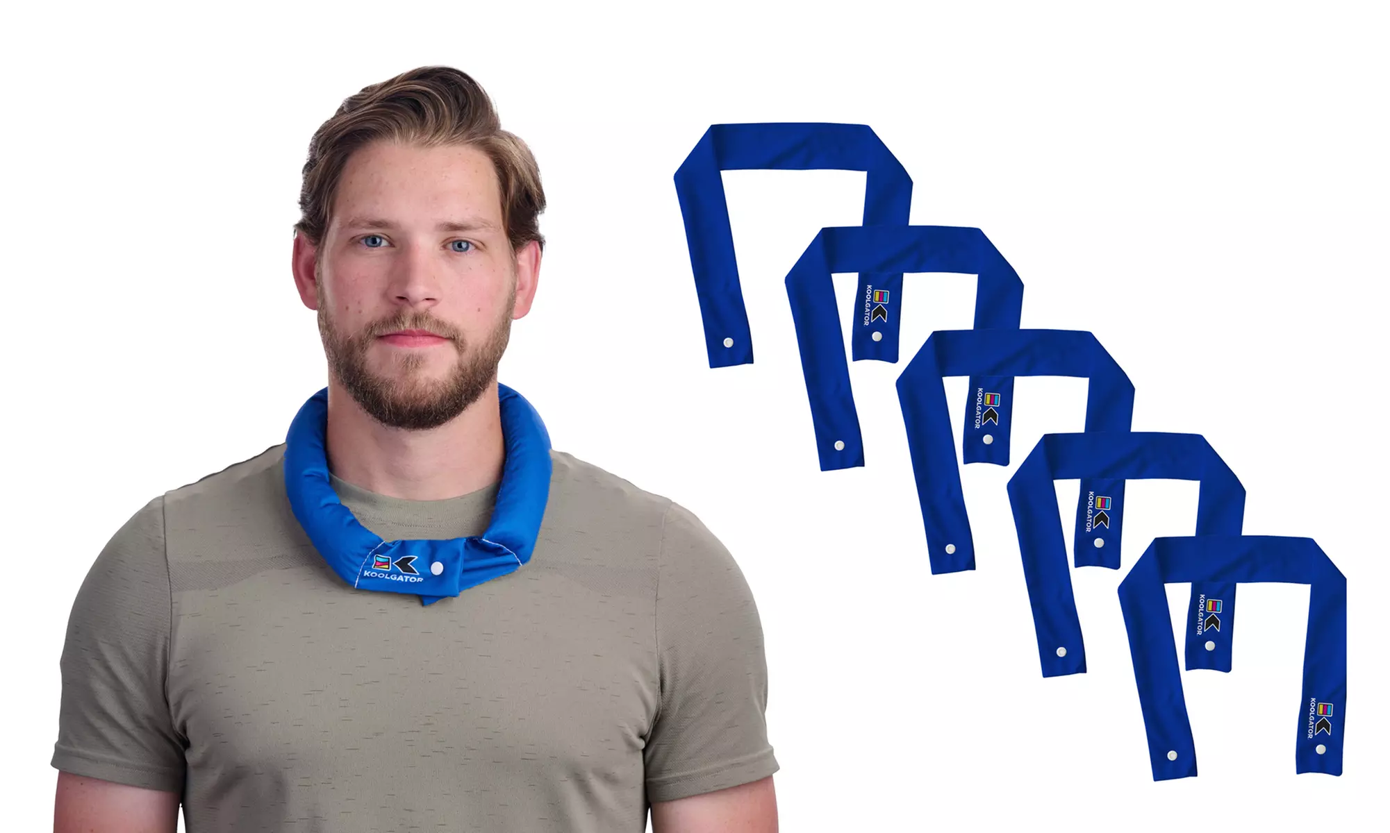 KOOLGATOR Premium Evaporative Cooling Neck Wrap