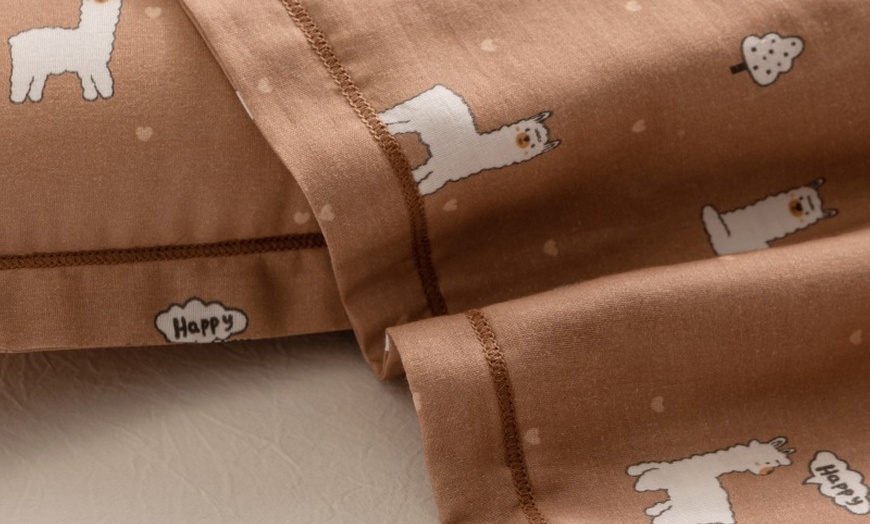 Image 4: Breathable Pure Cotton Kids Pillowcase Pair