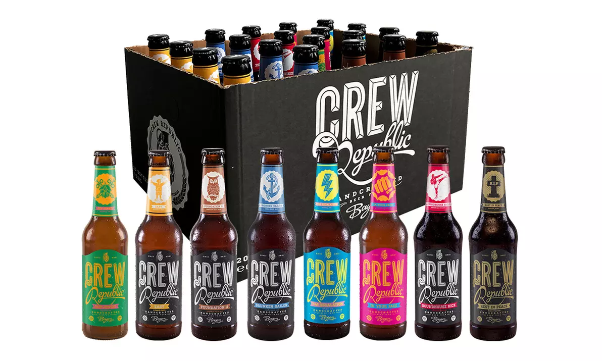 CREW Republic Craft Bier Tasting- und Geschenkset 20 x 0,33 l  inkl. Versand - Primary Image