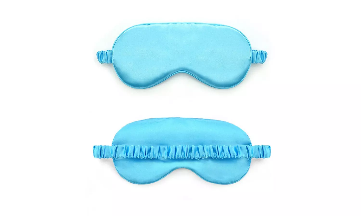Double-sided Satin Silky travel Sleep Eye Mask Cover Padded Blindfold Smooth