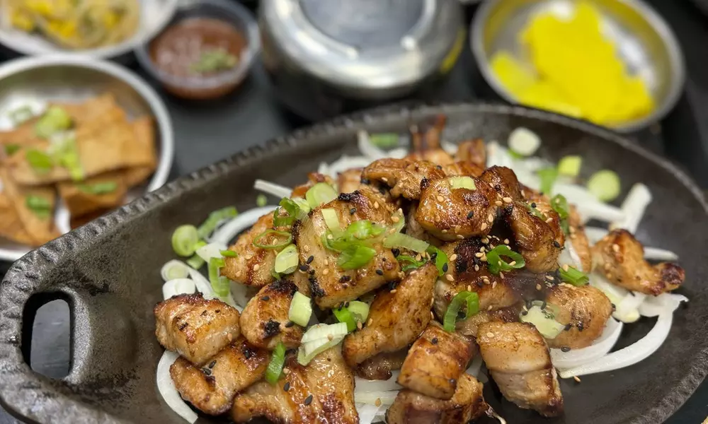 Indulge in Daebak Korean Restaurant's 1 or 2 Pork Belly & Kimchi Stew Combo, Valid Wed & Thurs (Up to 33% Off) - Primary Image