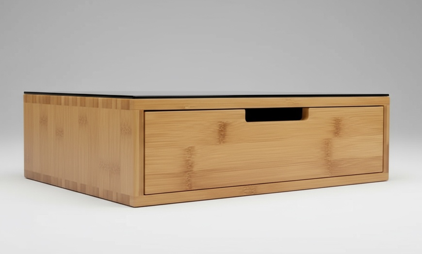 Image 3: Cassetto portacapsule in bambù naturale