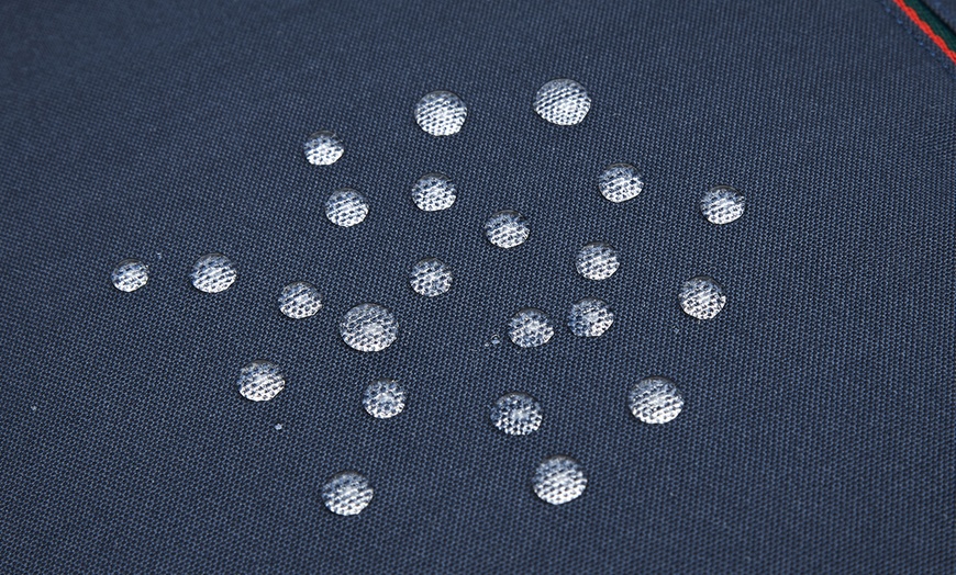 Image 10: Mochila de cabina con ribete rojo